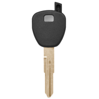 20PCS Coque de clé transpondeur vierge HON58R avec lame de clé non coupée et support de transpondeur, sans logo