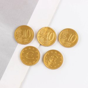 Monedas de Euro de Plástico Personalizadas, Redondas, Bicolor, Material PS, Accesorios para Juegos de Recompensas - Product Image 3