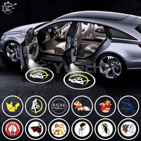 Universal Wireless LED Tür Logo Laserlicht Infrarot Sensor Willkommen licht Auto Atmosphäre Lampe 12V Projektions plätze Tür