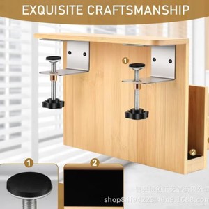 Wooden Desk Side <b>Storage</b> Rack Adjustable <b>File</b> Organizer For Office Stationery Holders - Product Image 3