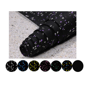 Equipo de gimnasio antideslizante, alfombrilla protectora de goma para suelo, rollo de gimnasio - Product Image 5