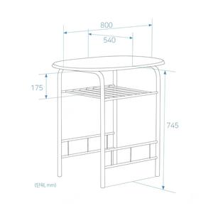 Hiện đại sang trọng nhà bếp nhà hàng Bàn và ghế Bộ đồ nội thất phòng nhỏ vòng bằng đá cẩm thạch bằng gỗ bàn ăn đặt <span class=keywords><strong>2</strong></span> ghế - Product Image 6