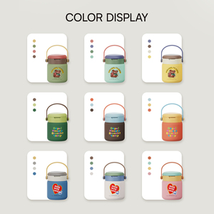 Hong Ling School Picnic Tarro de comida aislado al vacío 304 Fiambrera de acero inoxidable Contenedor de alimentos con asa - Product Image 6