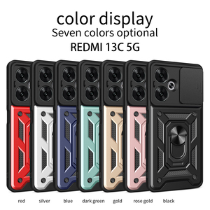 Funda Protectora para <span class=keywords><strong>Redmi</strong></span> 13C/15C, Resistente a Impactos y Agua, TPU+PC con Ventana Deslizante - Product Image 4