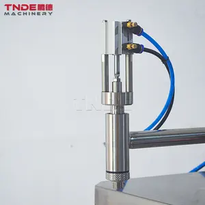 Factory Supply 10ml-1000ml Honey Shampoo Pneumatic Filling Machine Vertical Single Head Filler Machine with Hopper