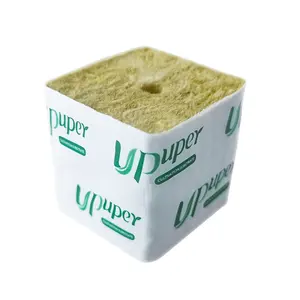 UPuper 2x2x 2 tarımsal seralar üretici mini küpleri klon kök fiş hidroponik kaya yünü ekimi tohumlama blok