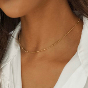 simple gold chain for girls 