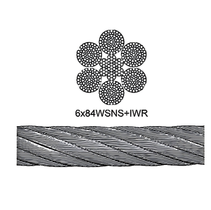 ลวดสลิงเหล็ก API 9A ชุบสังกะสีสำหรับเครนและแท่นขุดเจาะ - Product Image 6