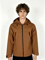 Veste coupe-vent pour homme, style minimaliste, mode urbaine, coupe décontractée, vêtements personnalisables, toutes saisons, uni