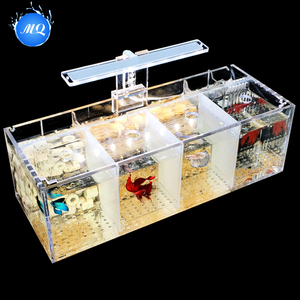 Kit de Separación de Acuarios de Lujo de Acrílico con Múltiples Tanques para Cría de Peces Pequeños, Separación de Bettas y Cría de Alevines - Product Image 2