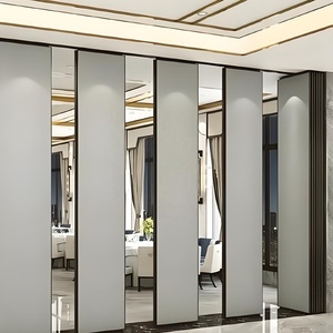 Cloison mobile temporaire personnalisable, cadre en aluminium, pliable, <span class=keywords><strong>coulissante</strong></span>, cloison acoustique en <span class=keywords><strong>bois</strong></span>, cloisonnement mobile - Product Image 2