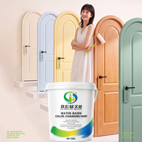 Vernis acrylique vert pour bois en gros, peintures à base d'eau pour la rénovation et le changement de couleur des meubles