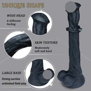 Yüksek kaliteli ve gerçekçi silikon <span class=keywords><strong>Penis</strong></span> yumuşak ve esnek samimi zevk manuel mod - Product Image 2