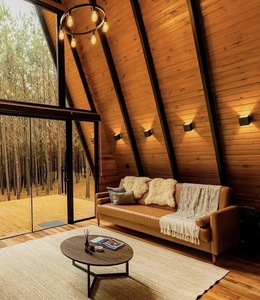 Casas Modulares Prefabricadas de Acero Estilo <span class=keywords><strong>Boutique</strong></span>, Tipo Bungalow Triangular, de Bajo Costo y Entrega Mundial, para Hoteles y Hogares - Product Image 5