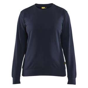BLAKLADER - 340511588600XS <b>Women</b>’s sweatshirt Dark <b>navy</b> <b>blue</b> - EAN 7330509910696 WORK <b>HOODIES</b> - Product Image 1