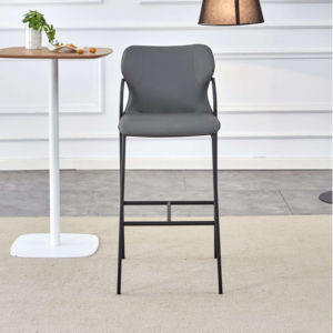 Ghế quầy bar cao cấp, chất liệu giả da PU bền chắc, chân cao, dùng trong nhà hàng khách sạn, nội thất phòng ăn sang trọng. - Product Image 3