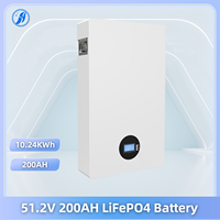 Paquete de Baterías LiFePO4 de 48V/51.2V 100Ah/314Ah, 5-16kWh, BMS Integrado, Ciclo Profundo, Almacenamiento de Energía Solar, Uso Híbrido Doméstico, CAN, +6000 Ciclos