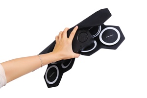 <span class=keywords><strong>Batterie</strong></span> de percussions électroniques de bureau AOOLOO, pliable, avec <span class=keywords><strong>batterie</strong></span> au lithium, chargement USB, pour haut-parleur portable, pour enfants - Product Image 5