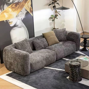 Sofás de 4 plazas modernos de gama alta, sofás de nube de crema <span class=keywords><strong>para</strong></span> el hogar, juego de sofás <span class=keywords><strong>para</strong></span> sala de estar, sofá cómodo de diseñador <span class=keywords><strong>para</strong></span> <span class=keywords><strong>muebles</strong></span> de sala de estar - Product Image 4