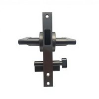Serrure de porte à mortaise magnétique silencieuse 5845, finition zinguée, pour porte intérieure en bois, quincaillerie de serrure de porte, directement de l'usine