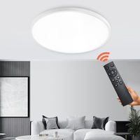 Éclairage intérieur Ultra Mince 3CCT Modifiable 3000k/4000k/6000k Rond Mince Led Plafonnier Encastré Led Plafonnier