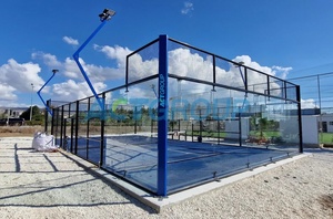 สนามแพเดิลเทนนิสพาโนรามาแบบมืออาชีพ ขนาด 100x100x3 มม. สนามแพเดิลกลางแจ้ง - Product Image 2