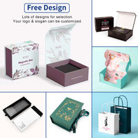Boîtes d'emballage rigides en carton pour vêtements, avec logo personnalisé, luxe, mode, magnétiques, pliables, avec logo
