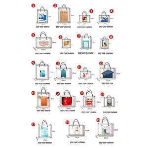 ถุงกระดาษกระดาษแข็งพิมพ์ลายสีน้ำเงินภักดีพร้อมที่จับริบบิ้นสำหรับเสื้อผ้า & ของขวัญบรรจุภัณฑ์การใช้และอาหาร - Product Image 3