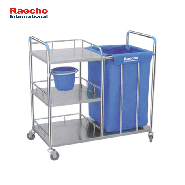 Хорошее качество, больничная Тележка из нержавеющей стали, льняная тележка Morningcare