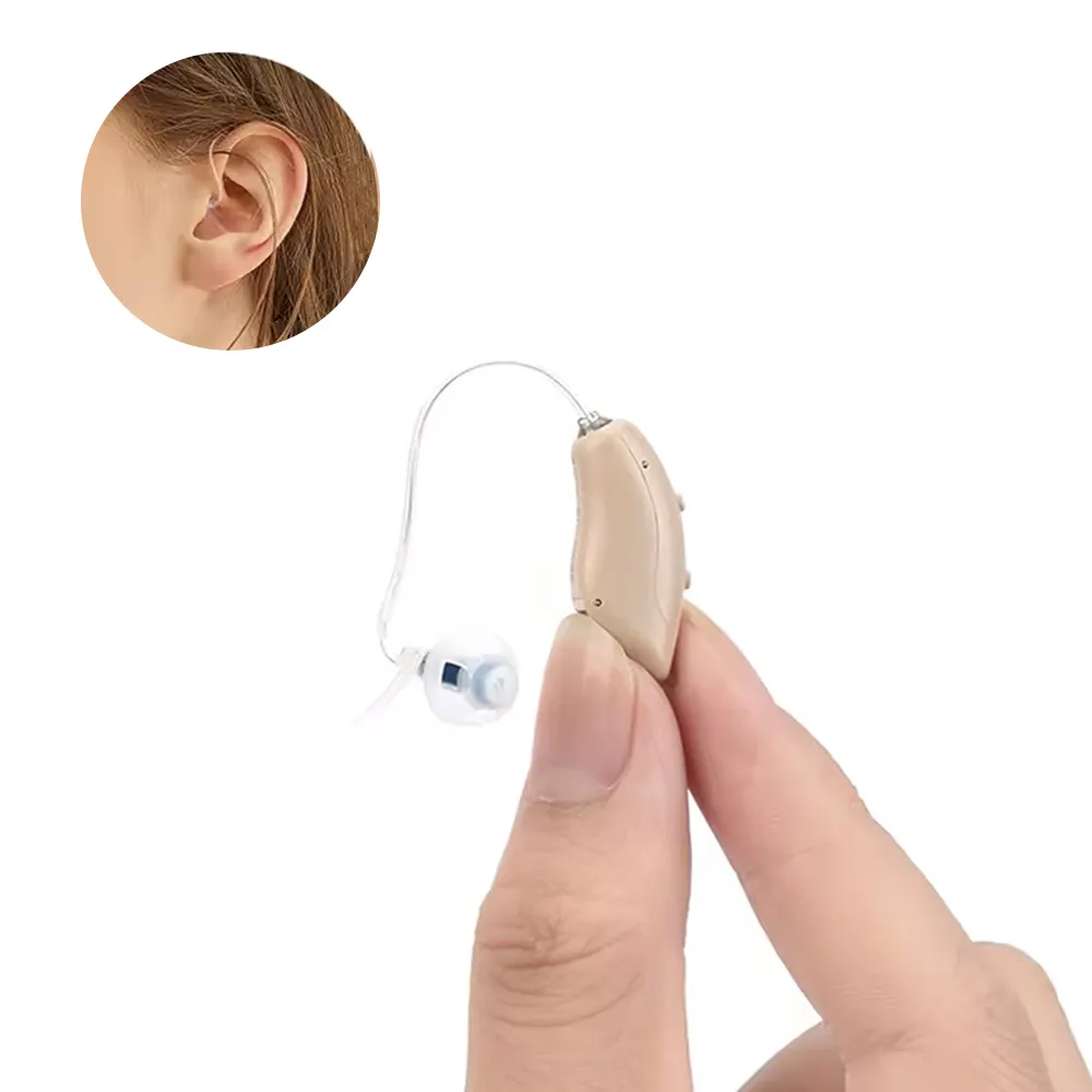 プロフェッショナルなサウンド処理ノイズキャンセル付きの快適なBluetooth補聴器