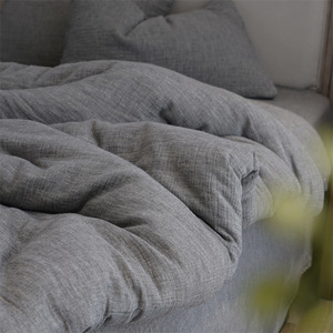 Bedroom Bed Linen Sheets <strong>Set</strong> 4 Pieces Pure <strong>Neutral</strong> 100% Linen Sheets <strong>Bedding</strong> <strong>Set</strong> - Product Image 6