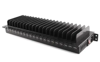 Pengisi Daya USB 20 Port 200W yang Dipasang di Dinding, Pengisian Cepat untuk Ponsel, SPBU, Studio - Mendukung Tipe Listrik 220V/110V