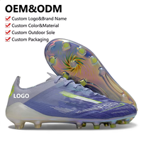 Chaussures de football violettes Chimpunes De Futbol, chaussures de football professionnelles FG AG, chaussures de football unisexes, crampons d'entraînement pour l'extérieur, hiver et été