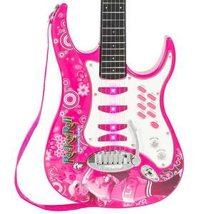 Guitarra Musical Eléctrica <span class=keywords><strong>de</strong></span> <span class=keywords><strong>Juguete</strong></span> para Niños con 6 Canciones <span class=keywords><strong>de</strong></span> Demostración, Micrófono y Entrada AUX - Instrumento Musical Educativo para Niños - Product Image 5