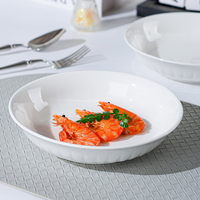 Service de vaisselle jetable en céramique haut de gamme 2025, motif fruits, avec kit d'ustensiles – Vaisselle de luxe moderne pour la maison