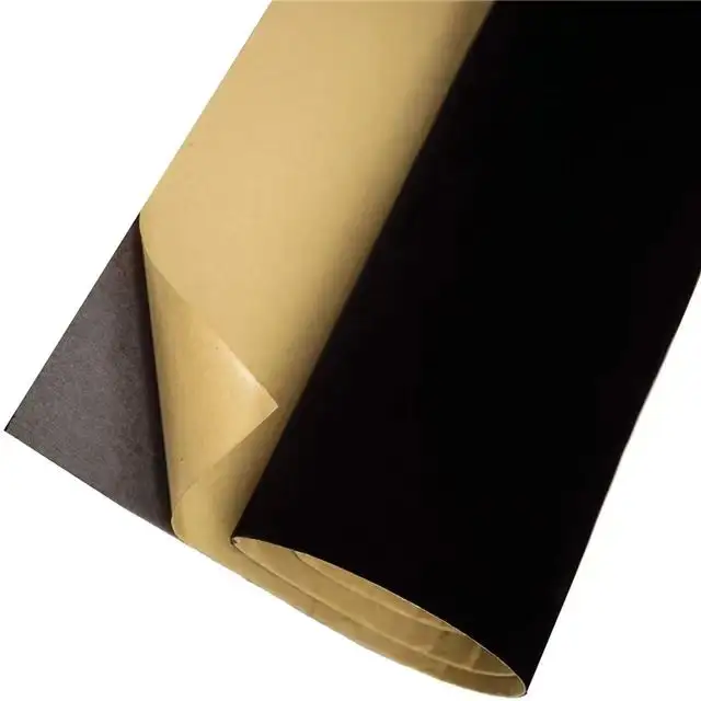 보석 서랍 공예 직물 껍질 및 스틱 블랙 용 Yapears 자체 접착 벨벳 무리 백킹 페이퍼 라이너