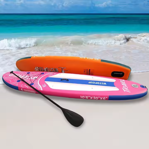 Planches de pagaie gonflables à bas prix planche à pagaie debout <span class=keywords><strong>rose</strong></span> avec sac à dos planche de pagaie antidérapante pour le sport - Product Image 1