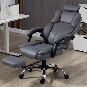 Silla de Oficina Ergonómica Moderna de Malla Ejecutiva, Silla de Juego Giratoria de Cuero PU con Respaldo Alto y Reposacabezas Ajustable para Oficina en Casa - Product Image 5