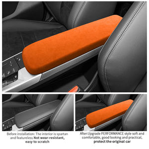 Para <span class=keywords><strong>BMW</strong></span> <span class=keywords><strong>X1</strong></span> IX1 U11 (23-25) X2 U10 U12 (24-25) hecho de caja de reposabrazos de asiento Alcantara, cubierta de <span class=keywords><strong>maletero</strong></span>, pegatina embellecedora, accesorios interiores - Product Image 2