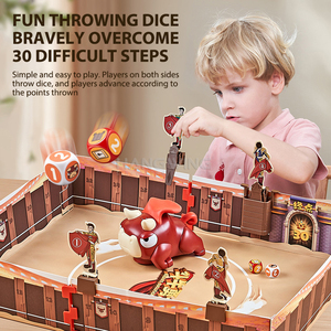 Nuevo Juguete <span class=keywords><strong>de</strong></span> Toro <span class=keywords><strong>de</strong></span> Juguete para Niños, Arena <span class=keywords><strong>de</strong></span> Plástico Educativa <span class=keywords><strong>de</strong></span> Escritorio, Toro Eléctrico <span class=keywords><strong>con</strong></span> Carga, Interactivo para Padres e Hijos - Product Image 3