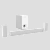 Barre de Son TV SE09 4.1 CH Surround avec Caisson de Basses Filaire pour Système Audio Domestique