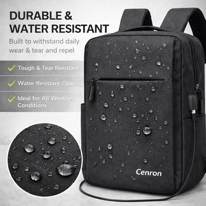 Sac à dos pour ordinateur portable 15,6 pouces personnalisé, imperméable, avec port USB, fermeture éclair, motif lettres en polyester, unisexe, décontracté, <span class=keywords><strong>sport</strong></span>, voyage et école - Product Image 5