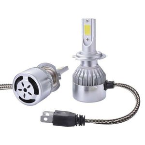 Faros Delanteros LED para Automóvil H7 36W 3800lm 6000K Luz Blanca Bombillas de Repuesto - Product Image 1