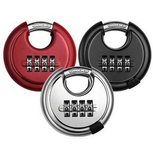 <span class=keywords><strong>Cadenas</strong></span> rond en alliage de zinc durable <span class=keywords><strong>à</strong></span> combinaison 4 chiffres pour porte et entrepôt - Product Image 1