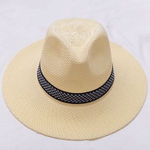 Design Promotion Factory Straw Cowboy <b>Hats</b> Directly Sale Moderate Price Mens Custom Summer Cowboy Straw <b>Hat</b> with Leather Strap - Product Image 3