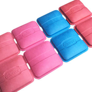 Özel baskı renkli prezervatif kutusu hediye kutusu ambalaj toptan hediye ambalaj kutusu taşınabilir küçük boyutlu hamuru kağıt özelleştirilmiş - Product Image 5