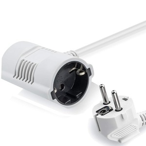สายต่อพ่วงมาตรฐานยุโรป 2 ช่องเสียบ IP44 กันน้ำ ปลั๊ก CEE ช่องเสียบ IEC 16A สายไฟ PVC SJTOW - Product Image 3