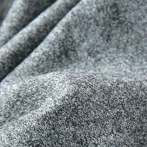 Venta al por mayor Otoño Invierno tejido 253gsm algodón poliéster tela de lana mezclada para ropa de suéter - Product Image 1