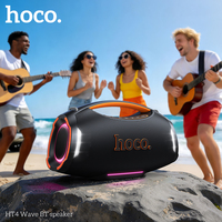 HT4 Wave 250W Puissance de pointe, Enceinte 5.3 avec Subwoofer Basses Puissantes, Boombox Portable d'Extérieur pour Fêtes
