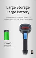 Lecteur de codes-barres 1D/2D QR portable industriel USB filaire avec lecture rapide pour supermarchés et inventaire (Prêt à expédier)